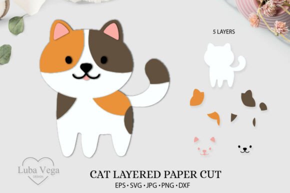 3D SVG Cat Designs for Playful Local Branding
