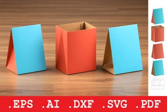 3D SVG Tent Shape Open Top Box: A Fresh Editorial Design Asset for Content Publishers
