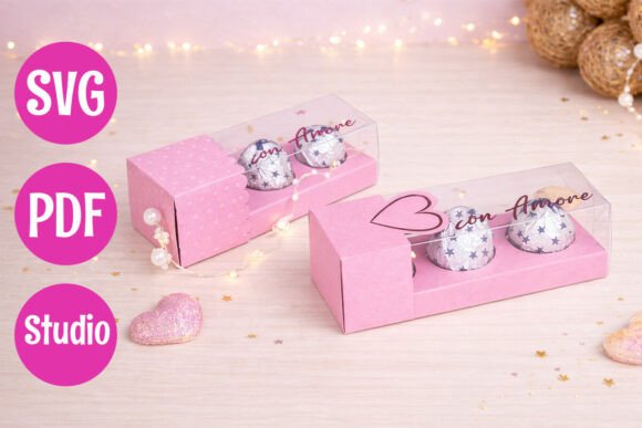 Chocolate Gift Box Template: A 3D SVG for Valentine’s Day Content Design