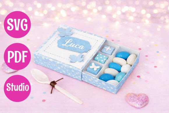 Elegant Favor Gift Box: A 3D SVG for Life Events & Celebrations Design Projects