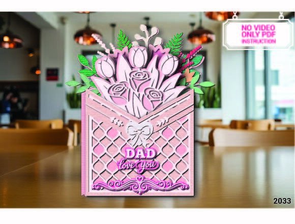 Father’s Day Envelope Pop Up CardSVG2033 – A Detailed Designer’s Review