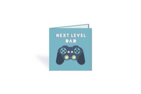 Game Next Level Father’s Day Cut Out Car 3D SVG Design