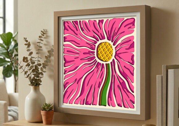 h1Pink Coneflower Echinacea Shadow Box SVG – A Rustic 3D SVG for Digital Sellers and Crafters/h1