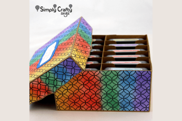 Large Ink Pad Holder SVG: A 3D SVG for School Crafters & Digital Sellers