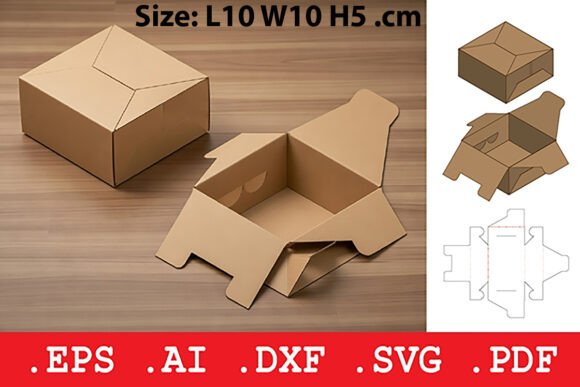 Self Locking Square Product Box
