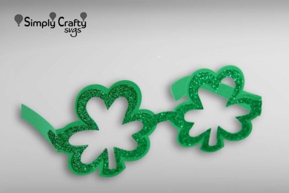 Shamrock Glasses SVG