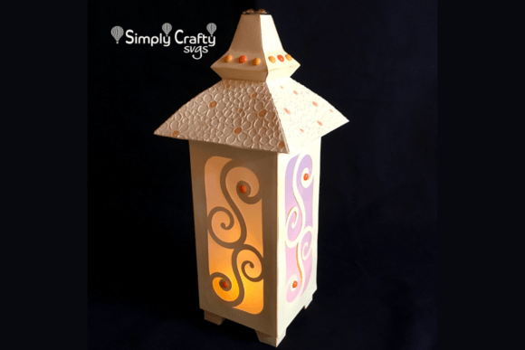 Simple Elegance Lantern 3D SVG for Centerpiece-Inspired Digital Products