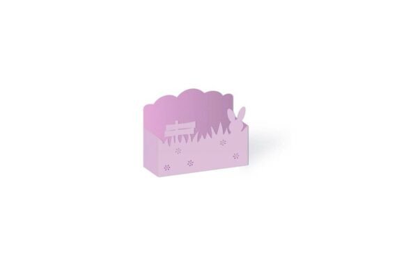 Spring Bunny Tray Favour Bag Box – A 3D SVG Design for Seasonal Branding